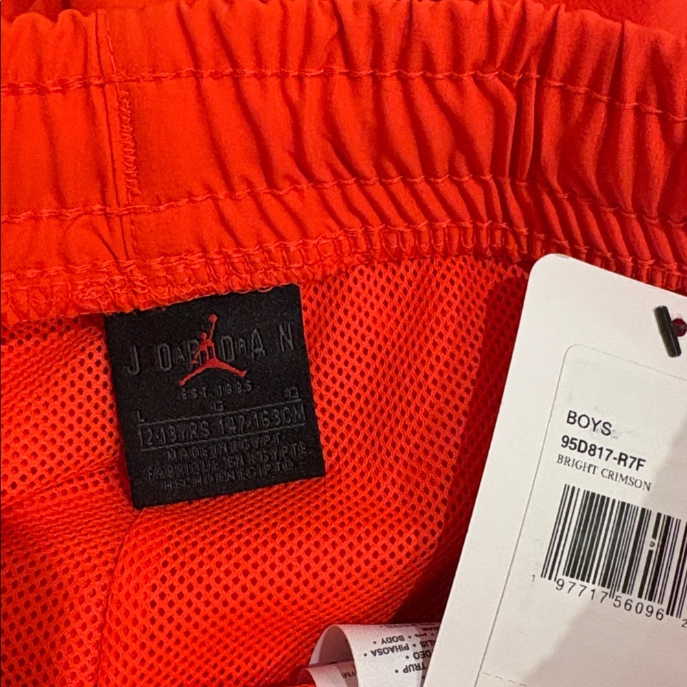 NWT [Jordan] Jumpman Play Shorts Bright Crimson Big Kids Youth Sizes S M L XL - Picture 12 of 14